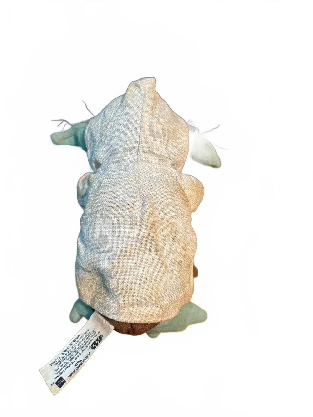 Vintage 2004 Star Wars Yoda Plush Doll with Brown Robe and T